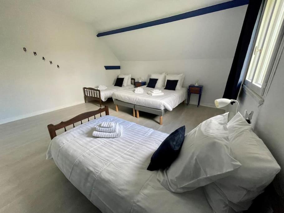 Gite Omaha 3 Etoiles - La Ferme Delaunay Saint-Come-du-Mont エクステリア 写真